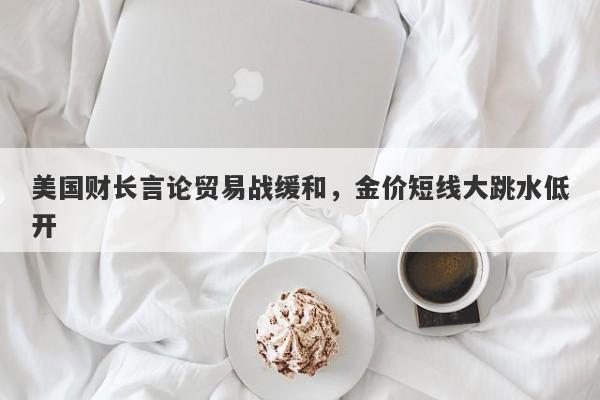 美国财长言论贸易战缓和，金价短线大跳水低开